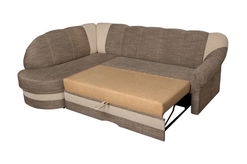Alandra hjørnesovesofa 242x180x92 cm - Beige - Møbler - Sofaer - Sovesofaer