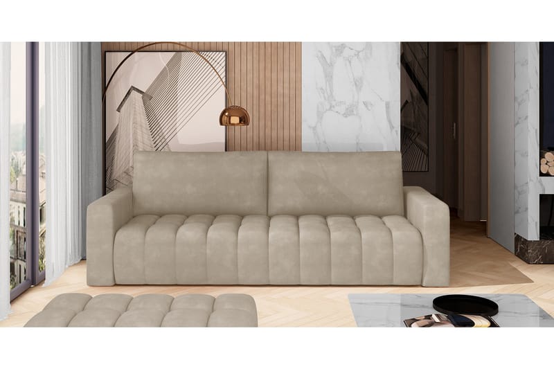 Alazaro 3-Pers. Sovesofa, Grå