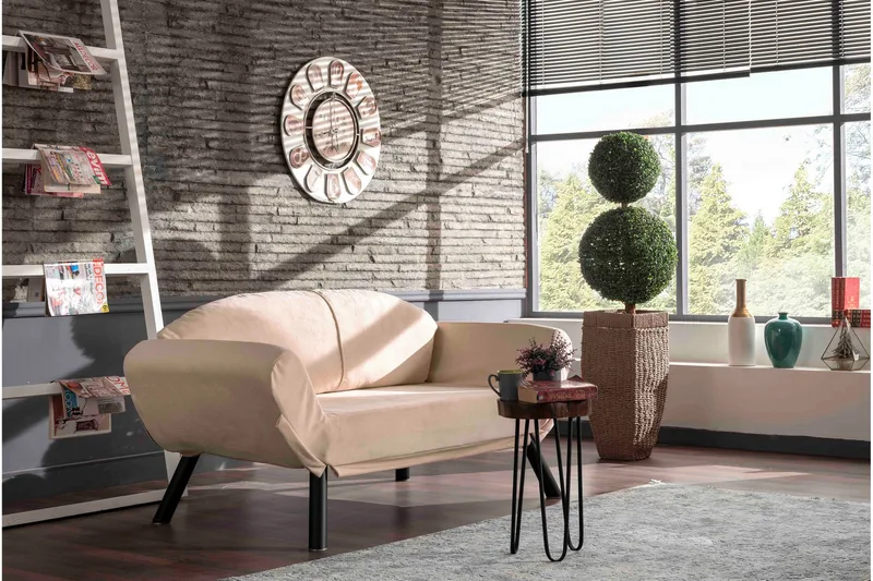 Albertina sovesofa 2-pers - Beige - Møbler - Sofaer - Sovesofaer