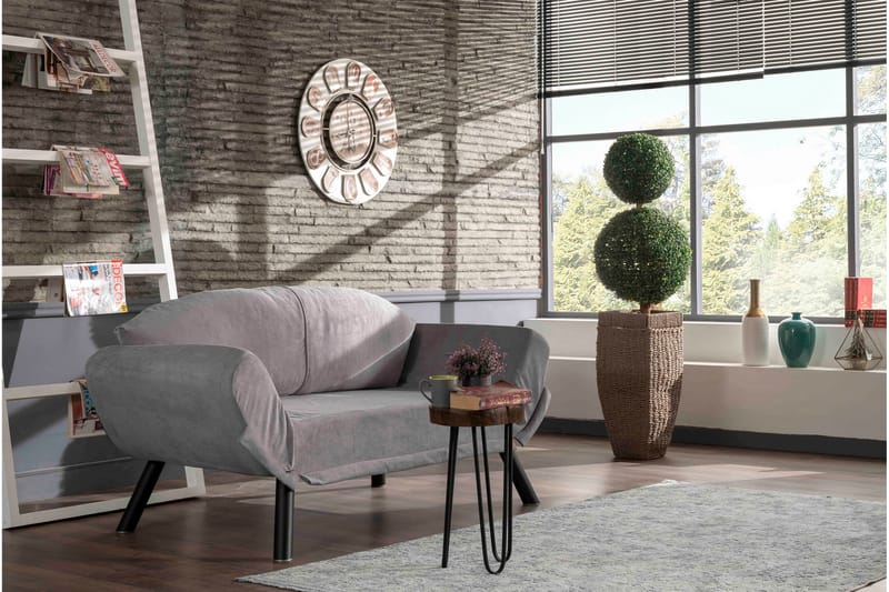 Albertina sovesofa 2-pers - Grå - Møbler - Sofaer - Sovesofaer