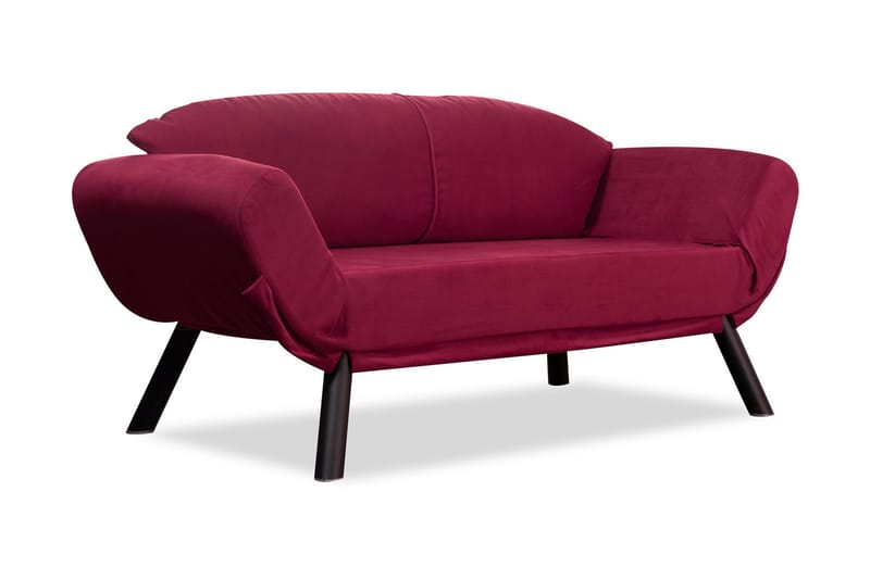 Albertina sovesofa 2-pers - Vinrød - Møbler - Sofaer - Sovesofaer