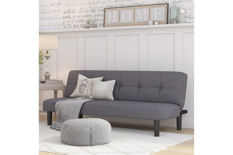 Sovesofa Alby Antracit - Antracit - Møbler - Sofaer - Sovesofaer