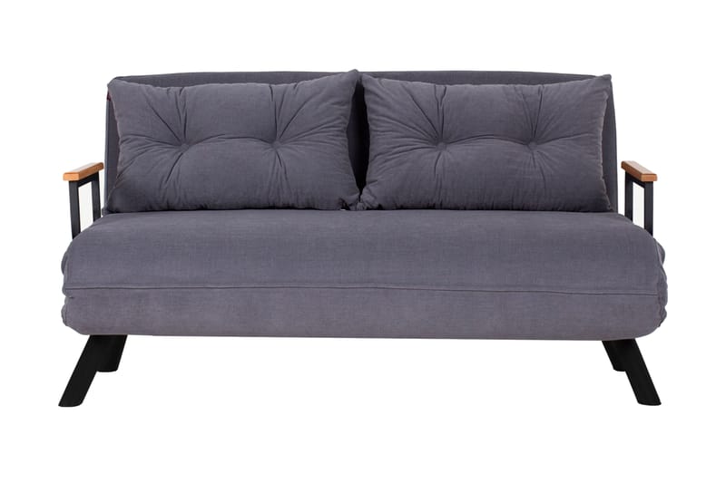 Alfredton Sovesofa 2-Pers. 120x185 - Grå - Møbler - Sofaer - Sovesofaer