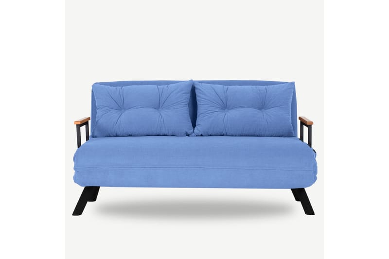 Alfredton Sovesofa 2-personers 175x133 cm - Blå - Møbler - Sofaer - Sovesofaer