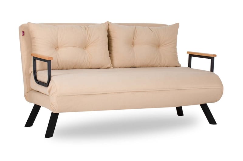 Alfredton Sovesofa 2-Pers. 120x185 - Cream - Møbler - Sofaer - Sovesofaer