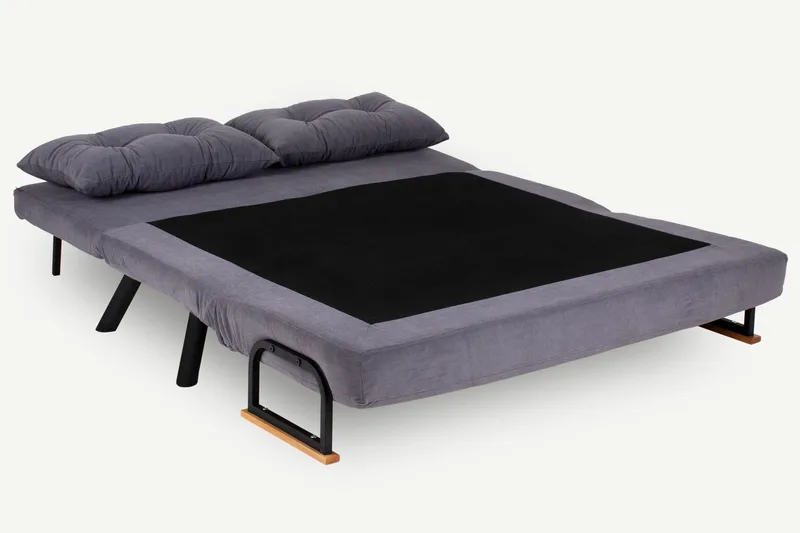 Alfredton Sovesofa 2-Pers. 120x185 - Grå - Møbler - Sofaer - Sovesofaer