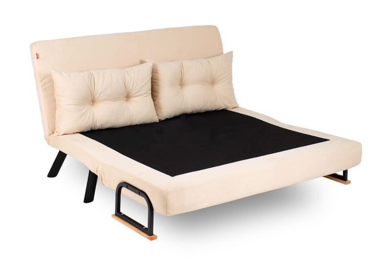 Alfredton Sovesofa 2-Pers. 120x185 - Cream - Møbler - Sofaer - Sovesofaer