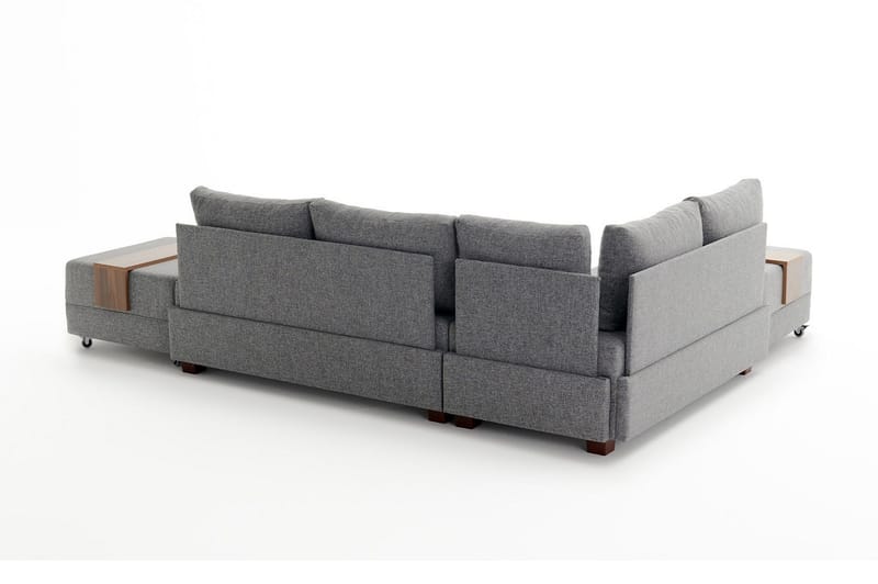 Algeriet hjørnesovesofa venstre - Grå - Møbler - Sofaer - Sovesofaer