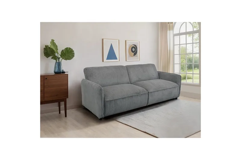 Alicia Sovesofa 3-sæder - Grå - Møbler - Sofaer - Sovesofaer
