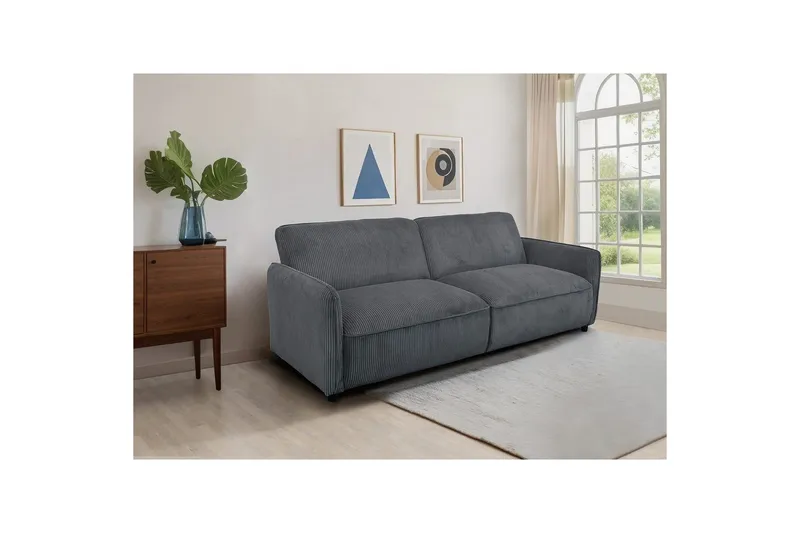 Alicia Sovesofa 3-sæder - Grå - Møbler - Sofaer - Sovesofaer