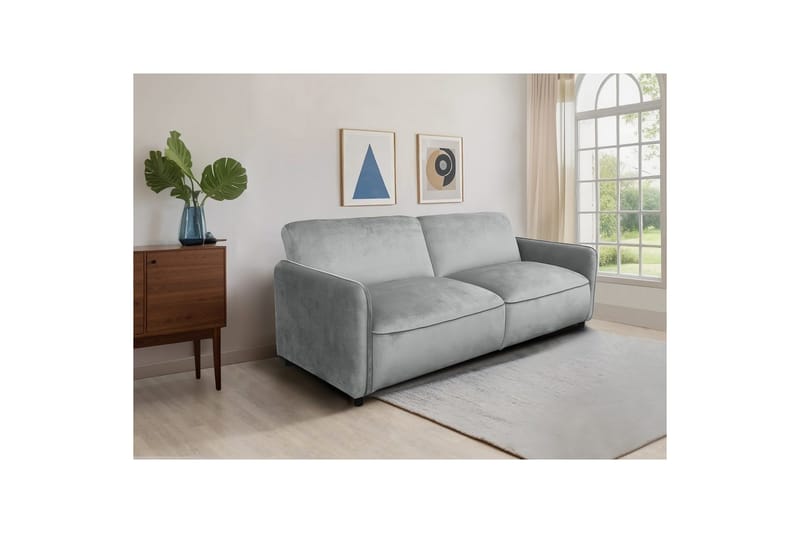 Alicia Sovesofa 3-sæder - Grå - Møbler - Sofaer - Sovesofaer