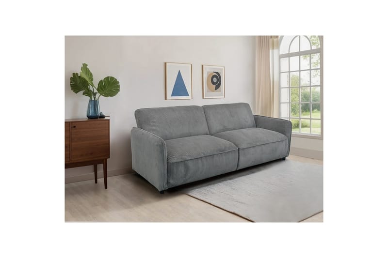 Alicia Sovesofa 3-sæder - Grå - Møbler - Sofaer - Sovesofaer