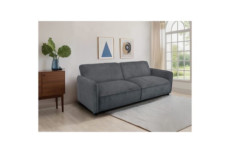 Alicia Sovesofa 3-sæder - Grå - Møbler - Sofaer - Sovesofaer