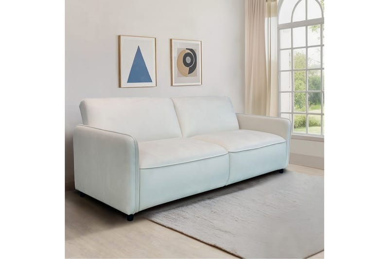 Alicia Sovesofa 3-sæder - Hvid - Møbler - Sofaer - Sovesofaer