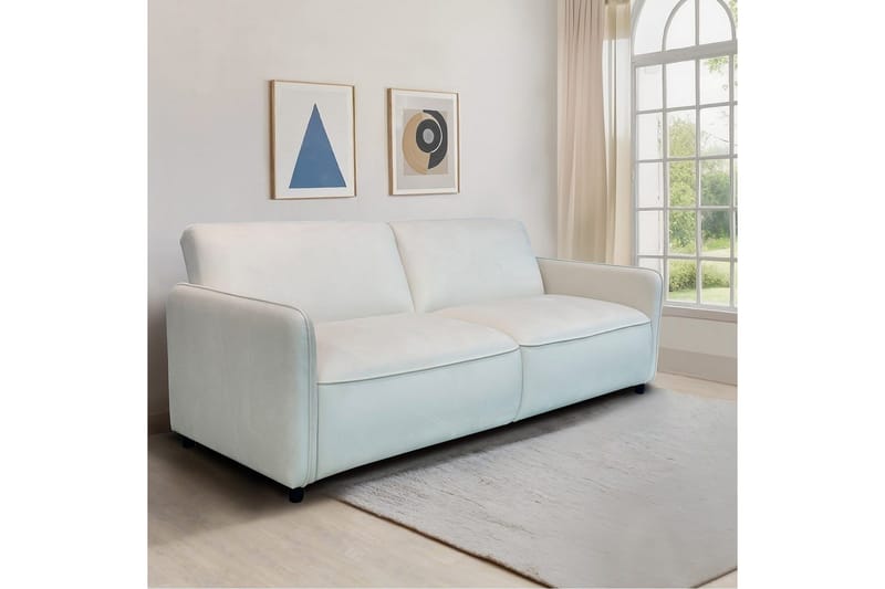 Alicia Sovesofa 3-sæder - Hvid - Møbler - Sofaer - Sovesofaer