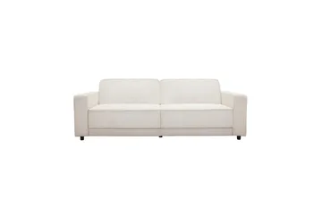 Sovesofa Allie Creme, Cordoroy, 81x225x91 cm - Creme, Cordoroy, 81x225x91 cm - Møbler - Sofaer - Sovesofaer