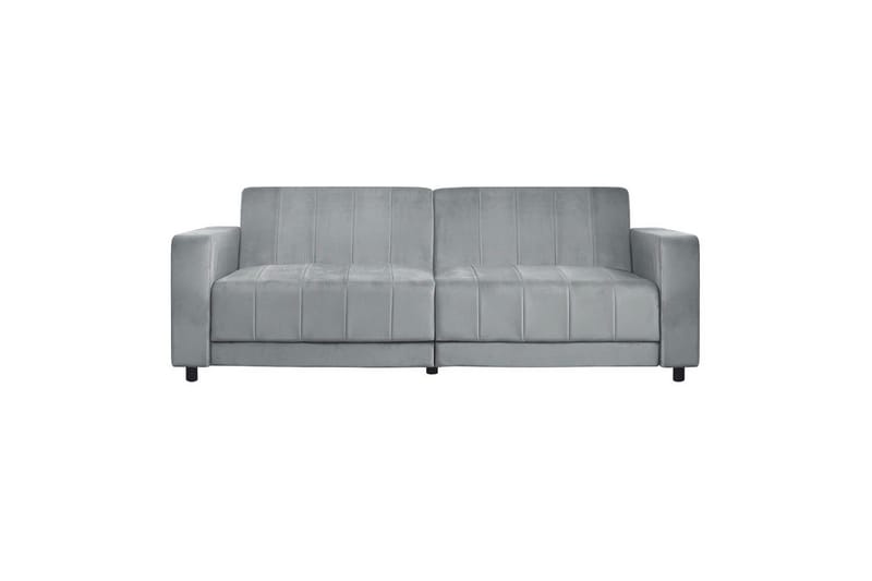 Allie Sovesofa 108x190 cm i Fløjl, Grå