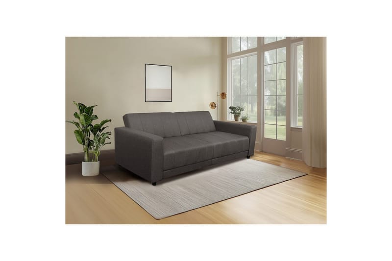 Allie Sovesofa 3-sæder - Brun - Møbler - Sofaer - Sovesofaer