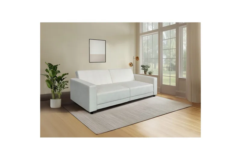 Allie Sovesofa 3-sæder - Hvid - Møbler - Sofaer - Sovesofaer