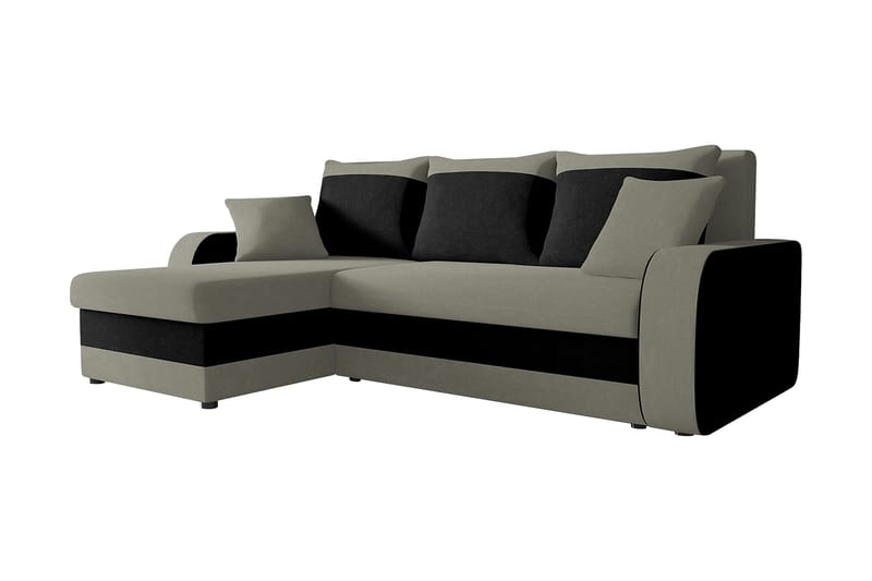 Alvared 3-person Hjørnesovesofa Universal - Grå - Møbler - Sofaer - Sovesofaer