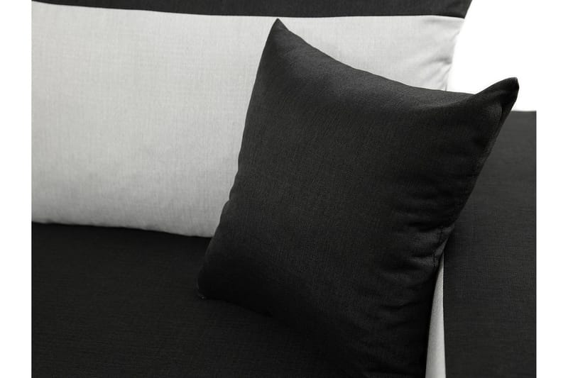 Alvared 3-person Hjørnesovesofa Universal - Grå/Rød - Møbler - Sofaer - Sovesofaer