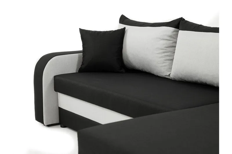 Alvared 3-person Hjørnesovesofa Universal - Blå/Hvid - Møbler - Sofaer - Sovesofaer