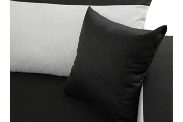 Alvared 3-person Hjørnesovesofa Universal - Sort/Grå - Møbler - Sofaer - Sovesofaer