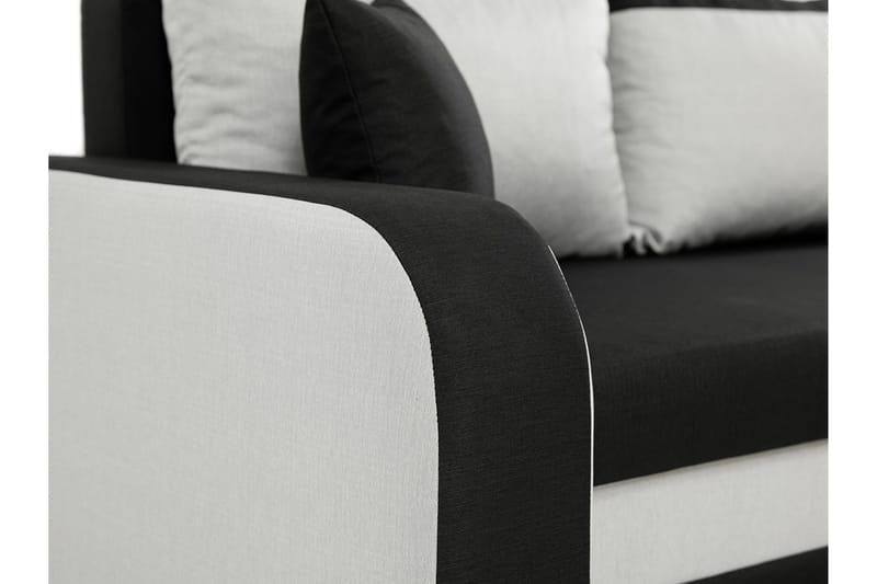 Alvared 3-person Hjørnesovesofa Universal - Rød/Grå - Møbler - Sofaer - Sovesofaer