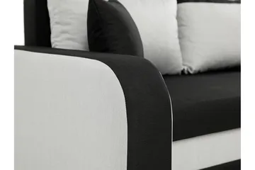 Alvared 3-person Hjørnesovesofa Universal - Sort/Grå - Møbler - Sofaer - Sovesofaer