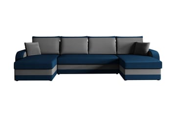 Alvared 4-person Sovesofa med dobbelt Chaiselong og Opbevari