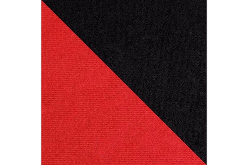 Alvared 4-person Sovesofa med dobbelt Chaiselong og Opbevari - Rød/Sort - Møbler - Sofaer - Sovesofaer