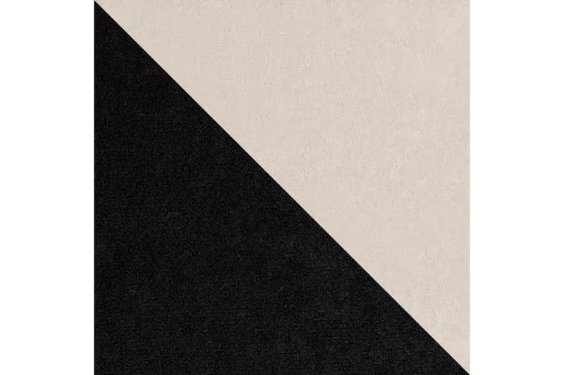 Alvared Dyb 3-personers L Sofa -Hjørnesovesofa Universal 230 cm - Beige/Sort/Hvid - Møbler - Sofaer - Sovesofaer