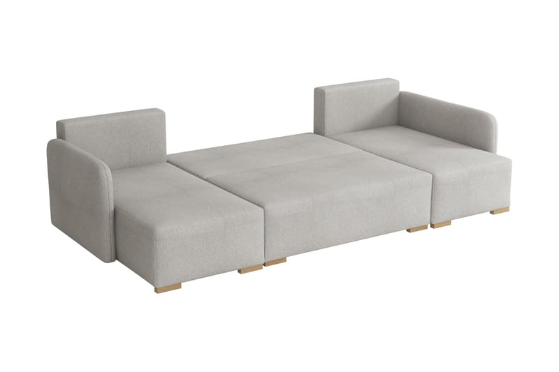 Amelus Sovesofa Dobbelt Divan 4-Personers - Brun - Møbler - Sofaer - Sovesofaer