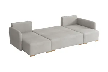 Amelus Sovesofa Dobbelt Divan 4-Personers - Hvid - Møbler - Sofaer - Sovesofaer