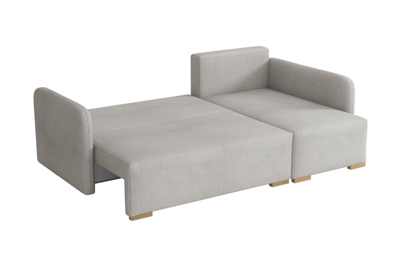 Amelus Sovesofa Med 4-Personers Divan - Hvid - Møbler - Sofaer - Sovesofaer