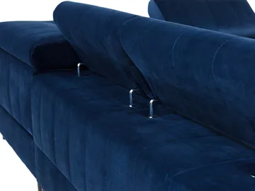 Amshyttan Sovesofa med chaiselong 4-personers - Blå - Møbler - Sofaer - Sovesofaer