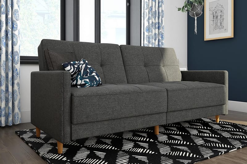 Andora Sovesofa Linnedgrå - Dorel Home - Møbler - Sofaer - Sovesofaer