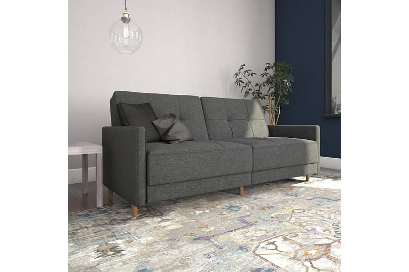 Andora Sovesofa Linnedgrå - Dorel Home - Møbler - Sofaer - Sovesofaer