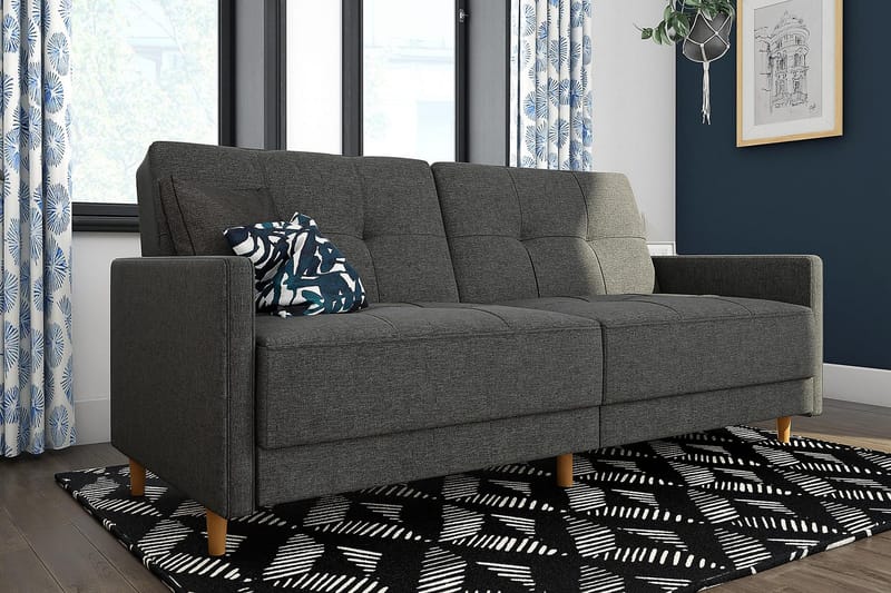 Andora Sovesofa Linnedgrå - Dorel Home - Møbler - Sofaer - Sovesofaer