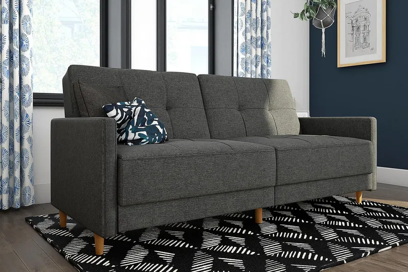 Andora Sovesofa Linnedgrå - Dorel Home - Møbler - Sofaer - Sovesofaer