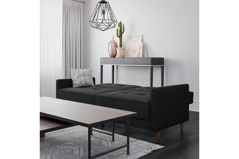 Andora Sovesofa Linnedgrå - Dorel Home - Møbler - Sofaer - Sovesofaer