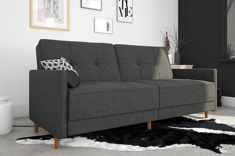 Andora Sovesofa Linnedgrå - Dorel Home - Møbler - Sofaer - Sovesofaer