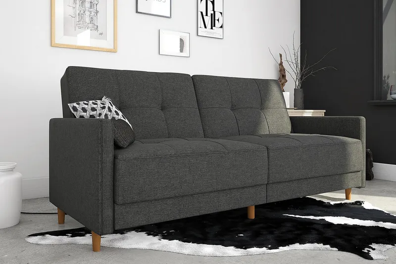 Andora Sovesofa Linnedgrå - Dorel Home - Møbler - Sofaer - Sovesofaer