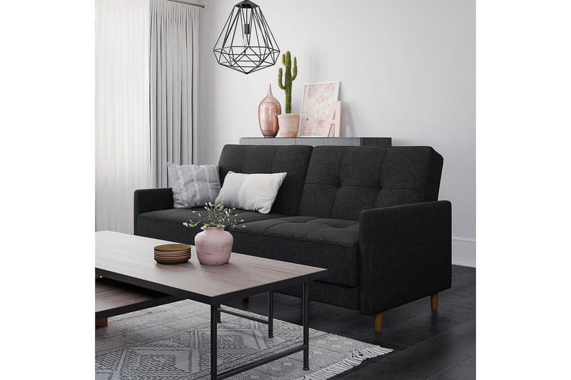 Andora Sovesofa Linnedgrå - Dorel Home - Møbler - Sofaer - Sovesofaer