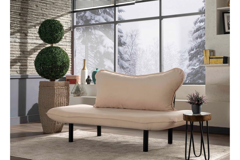Annabelle sovesofa 2-pers - Beige - Møbler - Sofaer - Sovesofaer