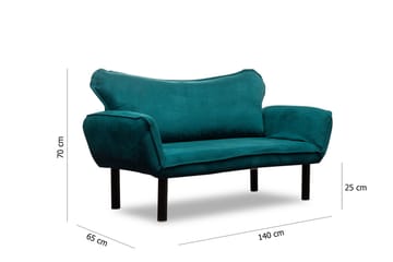 Annabelle sovesofa 2-pers - Blågrøn - Møbler - Sofaer - Sovesofaer