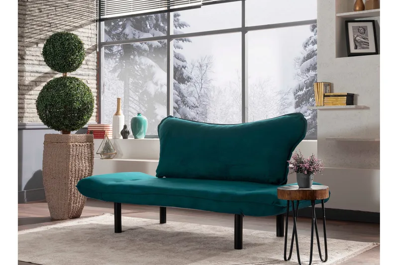 Annabelle sovesofa 2-pers - Blågrøn - Møbler - Sofaer - Sovesofaer