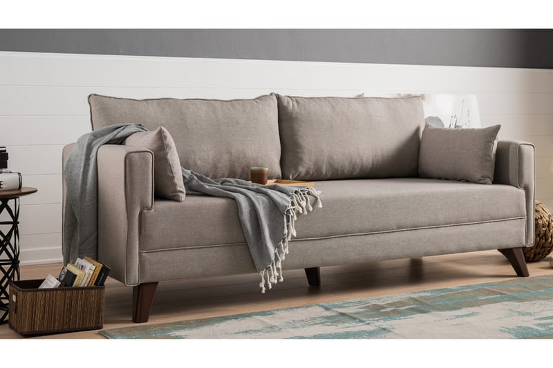 Antigua 3-pers. Sovesofa - Beige - Sovesofaer - 3 personers sovesofa