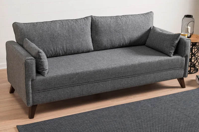Antigua 3-pers. Sovesofa - Grå - Møbler - Sofaer - Sovesofaer
