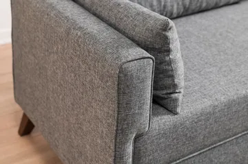 Antigua 3-personers Sovesofa 150x190 cm i Stof - Grå - Møbler - Sofaer - Sovesofaer